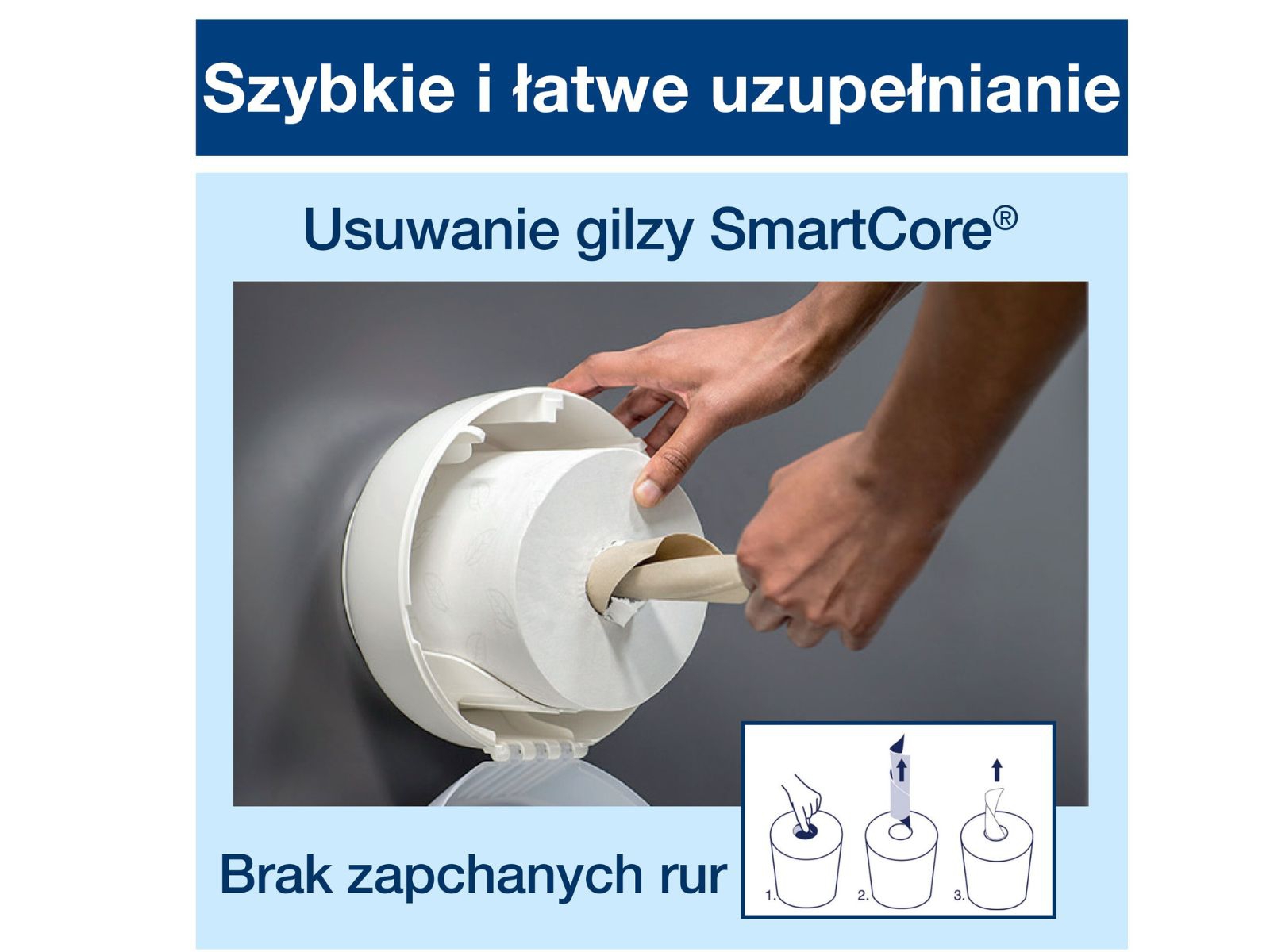 Dozownik T8 SmartOne TORK 680008 Czarny